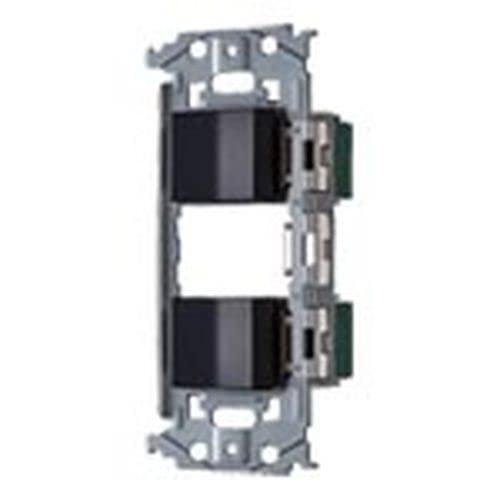 Panasonic SO-STYLE Recessed Switch Set C×2 Matte Black WNSS50292B