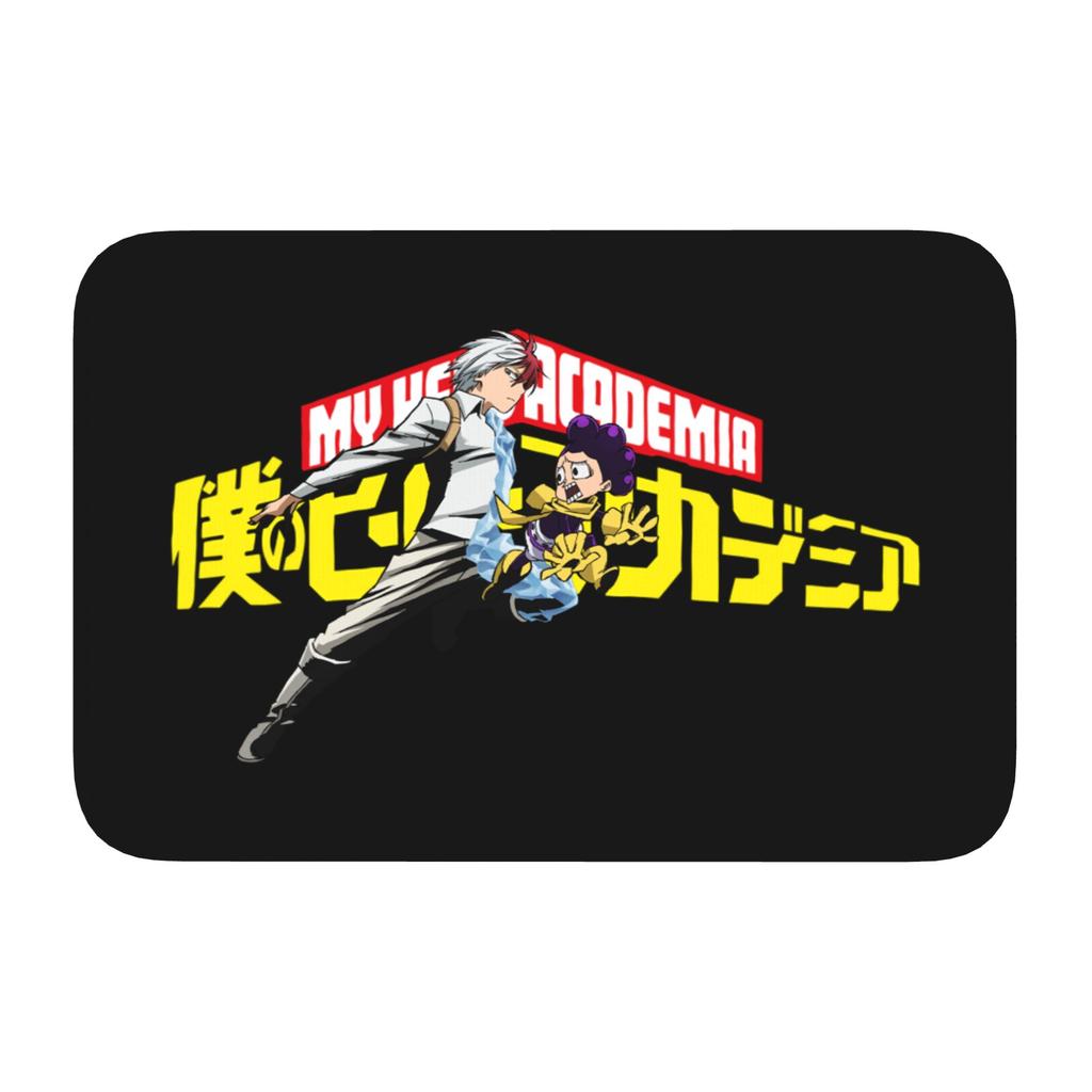 Custom Anime My Hero Academias Japan Manga Doormat Anti-Slip Entrance Kitchen Bath Floor Door Mats Bedroom Balcony Carpet Rug