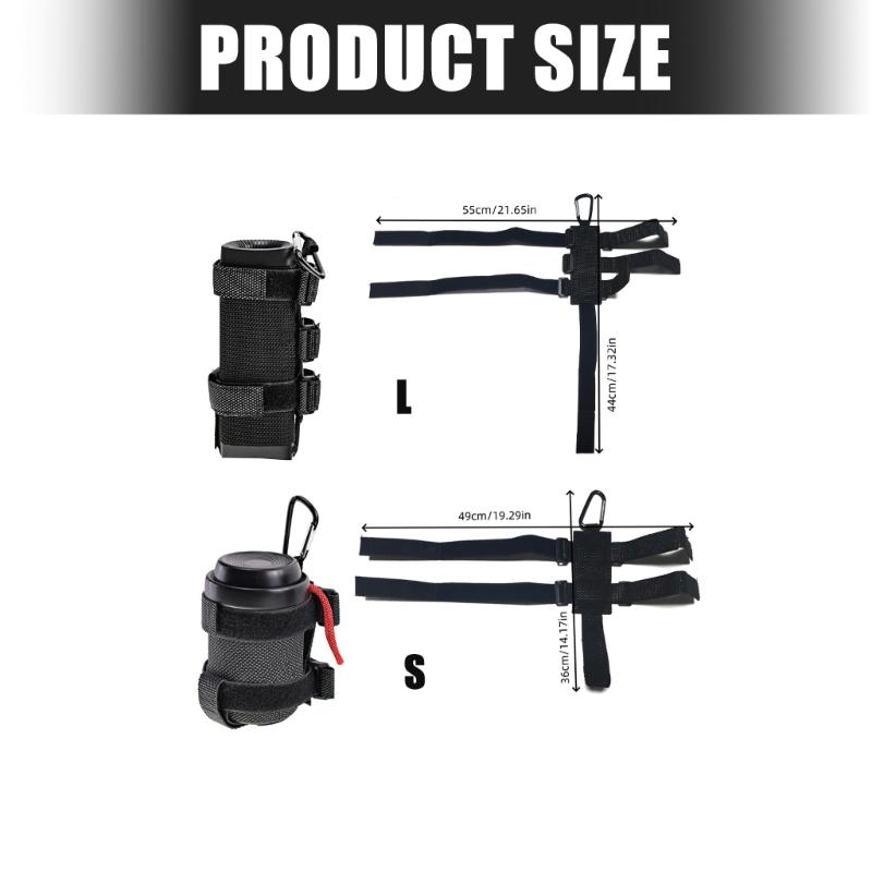 Universal Bike Speaker Strap With Adjustable Hook And Rings Fastener For Outdoor Sports And Cycling Accessories