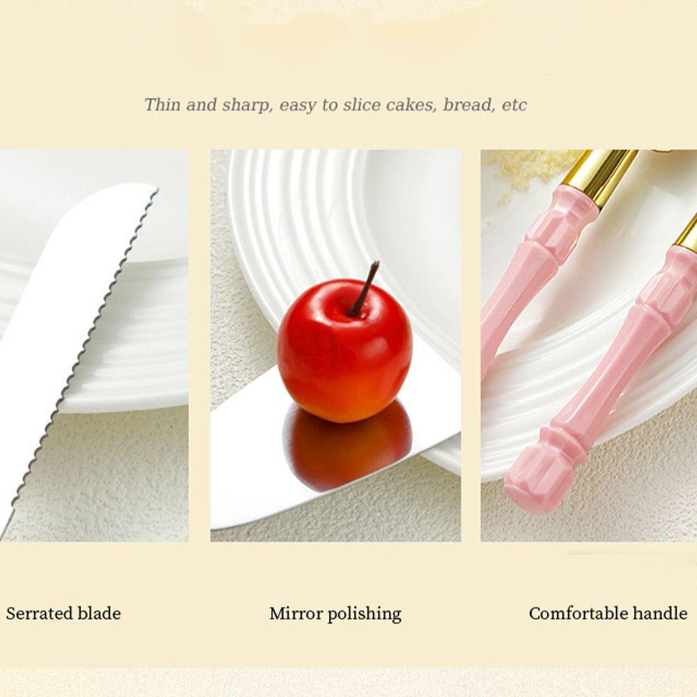 Stainless Steel Cheese Shovel Fork Set Reusable Cake Shovel Cheese Tools Dessert Knife  Kitchen