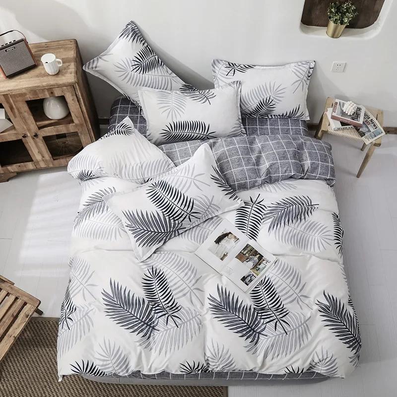 Blue Dinosaurs Soft Duvet Cover Quen Children Kids Carton Warm Comforter Covers Sets for Young Boys Soft Lovely Animals Patern Beding Set Home Decor