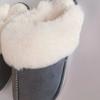 Fashion Fashion Retro Home Women Slippers Winter New Round Flat Shoes Simple Versatile Women Cotton Slippers Comfor Anti Slip Women Shoe