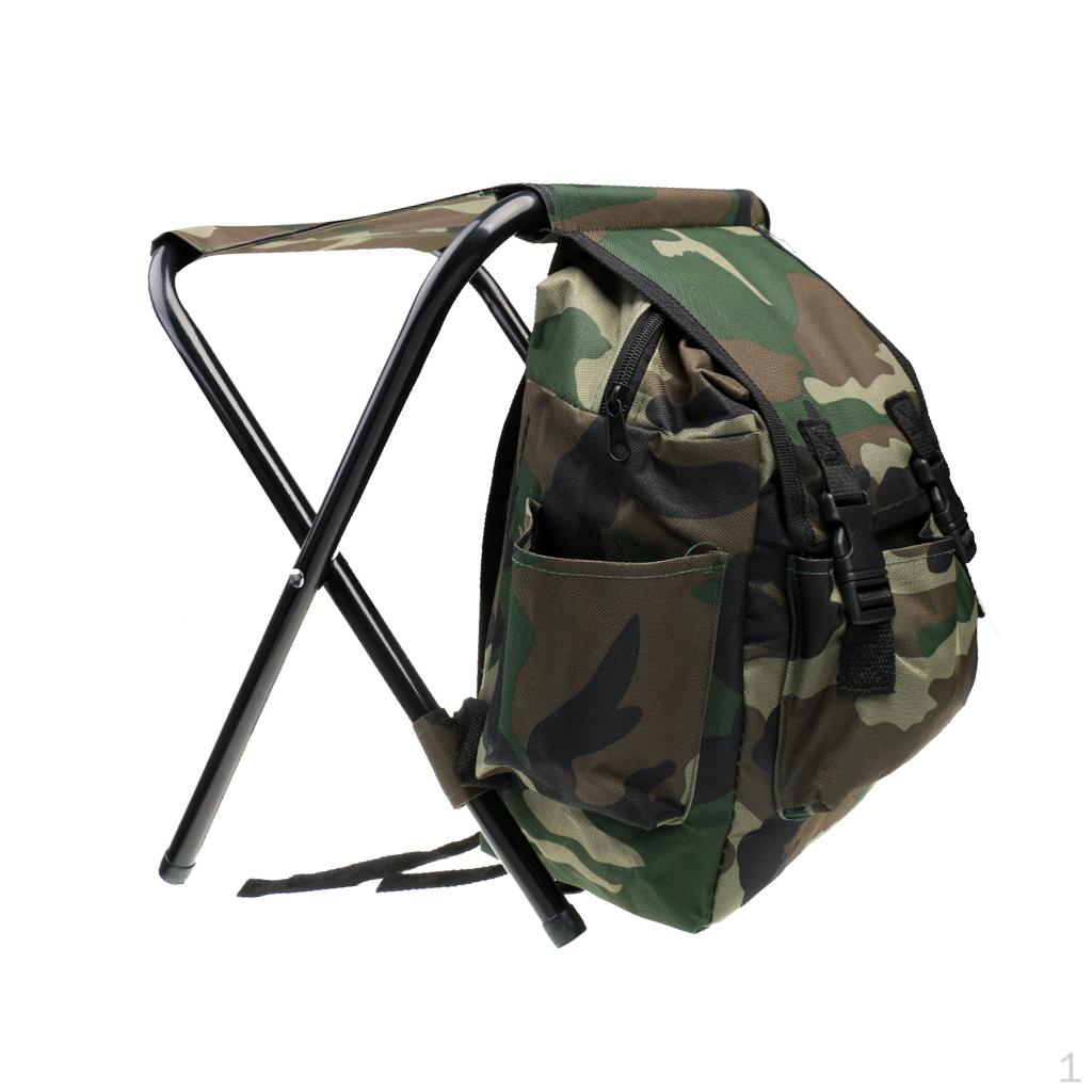 Fishing Stool Tackle Backpack Seat Hunting Tear-Resistance Bag