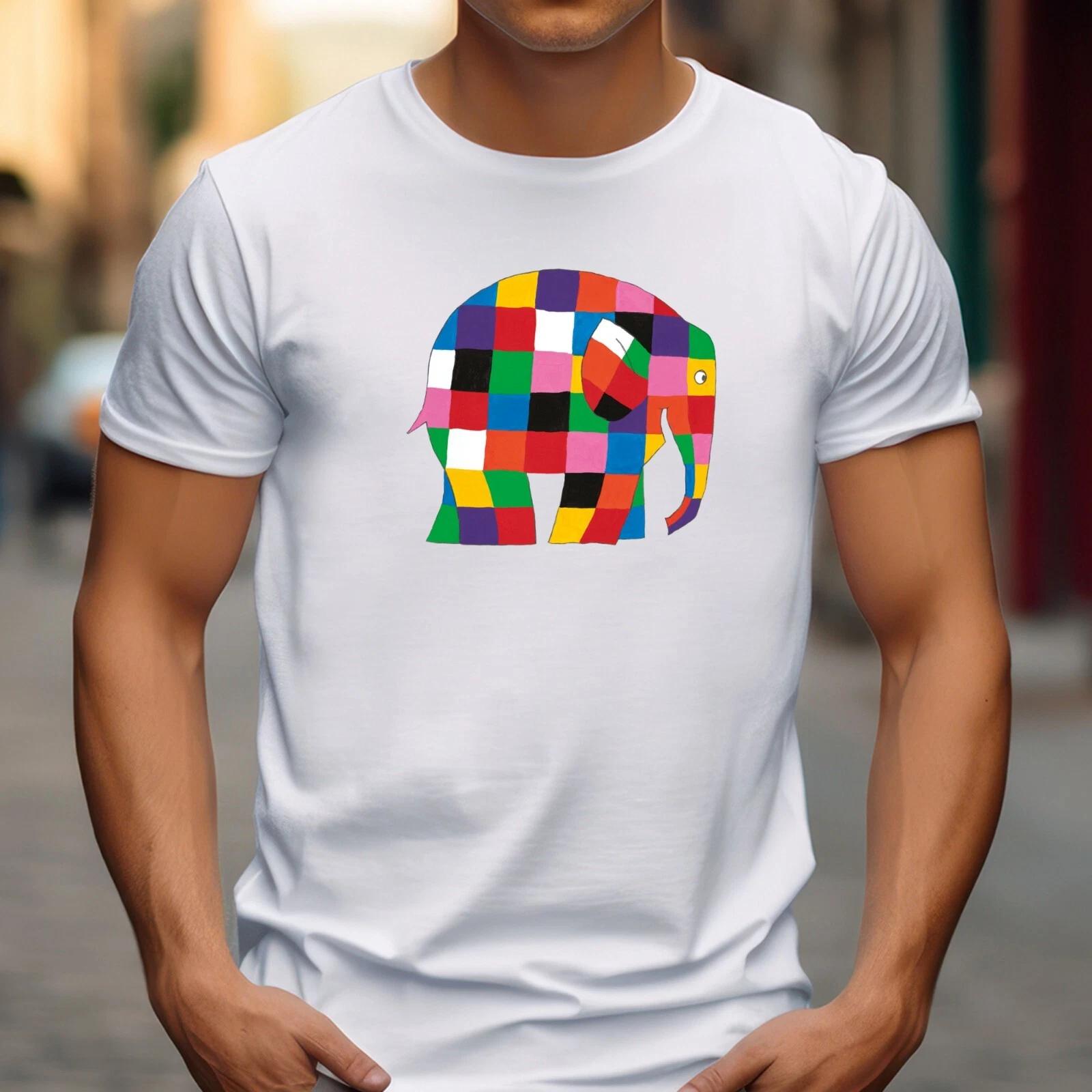 Elmer T-Shirt Book Series Printed World Book Day Gifts Funny Unisex & Kids T Top 2XL