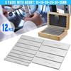6 Pairs 12Pcs 120mm X (10-35mm) Ideal for Vice Milling Machine Lathe Parallel Pad Gauge Block CNC Milling Pads Set