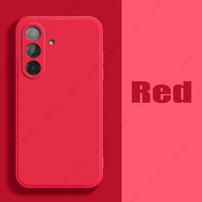 

Жидкий силиконовый чехол для Samsung Galaxy A17 Для Samsung Galaxy A17 Чехол ТПУ Ударопрочный Защитный чехол для телефона Для Samsung A17 5G For Galaxy A17 5G красный