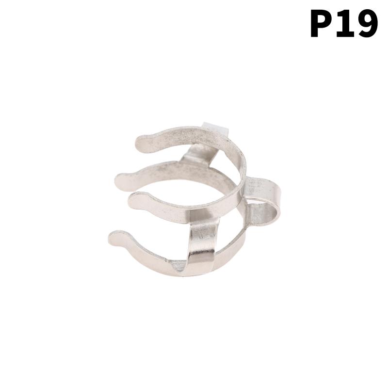 1Pc Stainless Steel Standard Ground Mouth Clip Caliber 14#19#24#29#34#45# Laboratory Clamp Heat Resisting Ground Clip Adapter