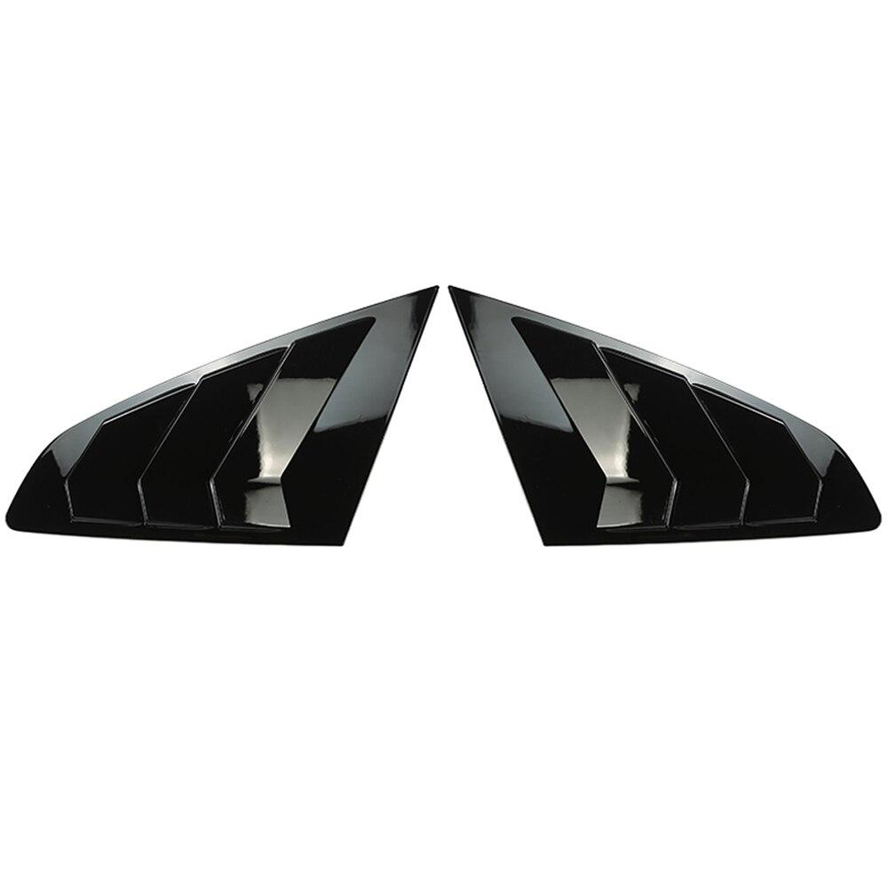 Fit for VW Volkswagen Arteon CC 2017- Car Accessories Rear Triangle Window Shutter Cover Trim 2pcs