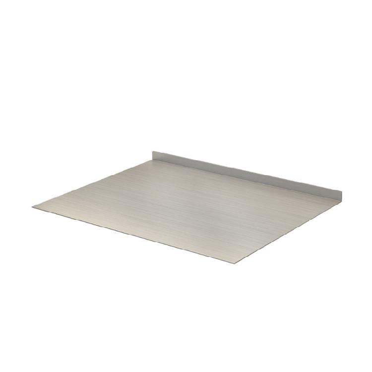 

Steel Chopping Board 30Cm Square Stable Construction Excellent For Meat Fish And Vegetables 1