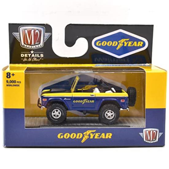 

M2 64 Scale Walmart Limited Goodyear 1971 Ford Bronco MACHINES1 - - [Item]