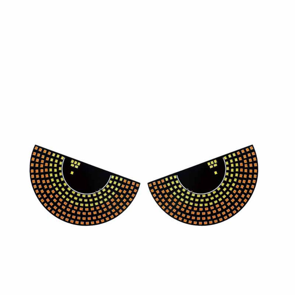 2PCS Universal Car Eyes Light Demon Eye Design Vehicle Signal Lights  Truck Accessories