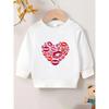 European Sizes Cute and Fun Printed Pattern, Thin and Versatile Comfortable Round Neck Hoodie for 0-3 Year Old  Kids In , Suitable for Outdoor Wear