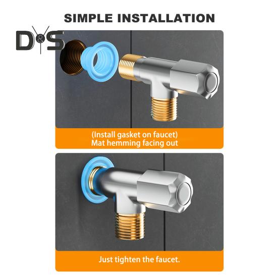 10/20/30/50/100Pcs Faucet Leak-Proof Sealing Gaskets Heat-Resistant Easy Installation Drip Prevention Triangle Valve Faucet Sealing Gasket Replacement
