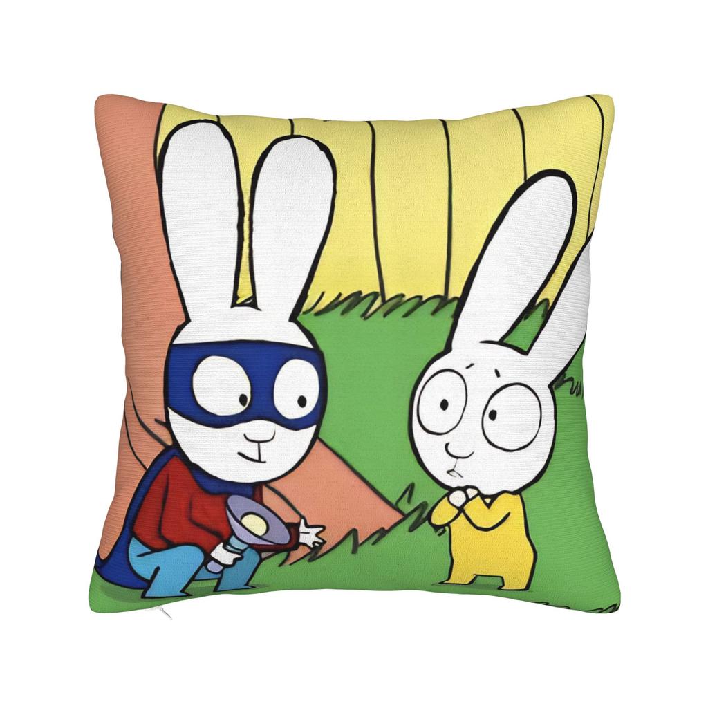 Simon Super Rabbit Pillow Covers Accessories Printing Cushion Cover Gift Pillow Case Cover Home Multi-Size