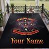 Custom Text Printed Rug Guns N’ Roses Non Slip Floor Carpet For Home Room Decor