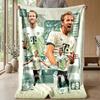 Harry Kane Theme Blanket Soft Flannel Blanket Plush Throw Blanket Cozy Sofa Bed Blanket for Home Decor