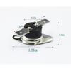 KSD201 120 Microwave Thermostat Fits GE, Thermal Fuse Temperature Control Switch Sensor, for GE Microwave Oven Coffee Maker Normally Closed