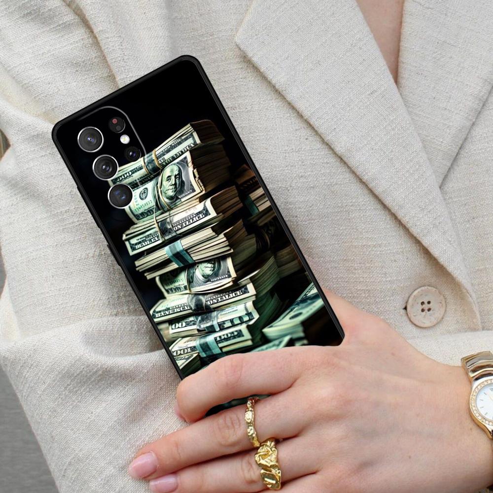 Dollar Funny Cell Phone Case for Samsung Galaxy S26 Ultra S25 S24 S23 S22 S21 S20 Note10 Cover