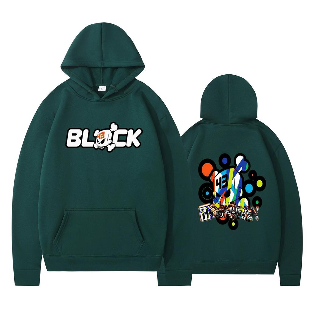 Retro oboustranná mikina s potiskem Ken Block English Cartoon pro muže a ženy