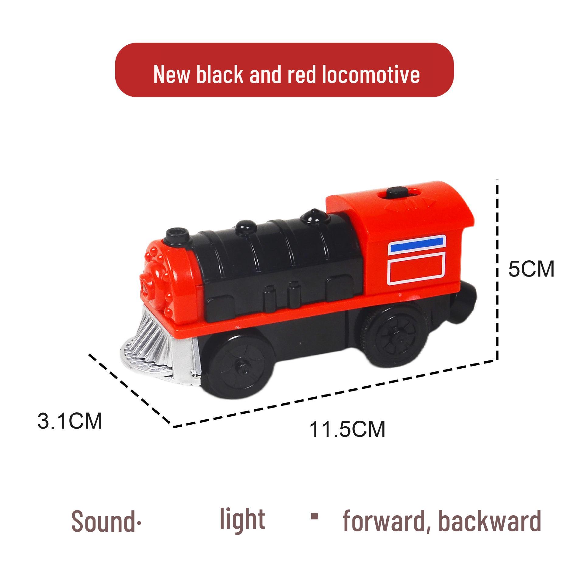 Electric Light & Sound Magnetic Train Toy for Kids - Track Compatible