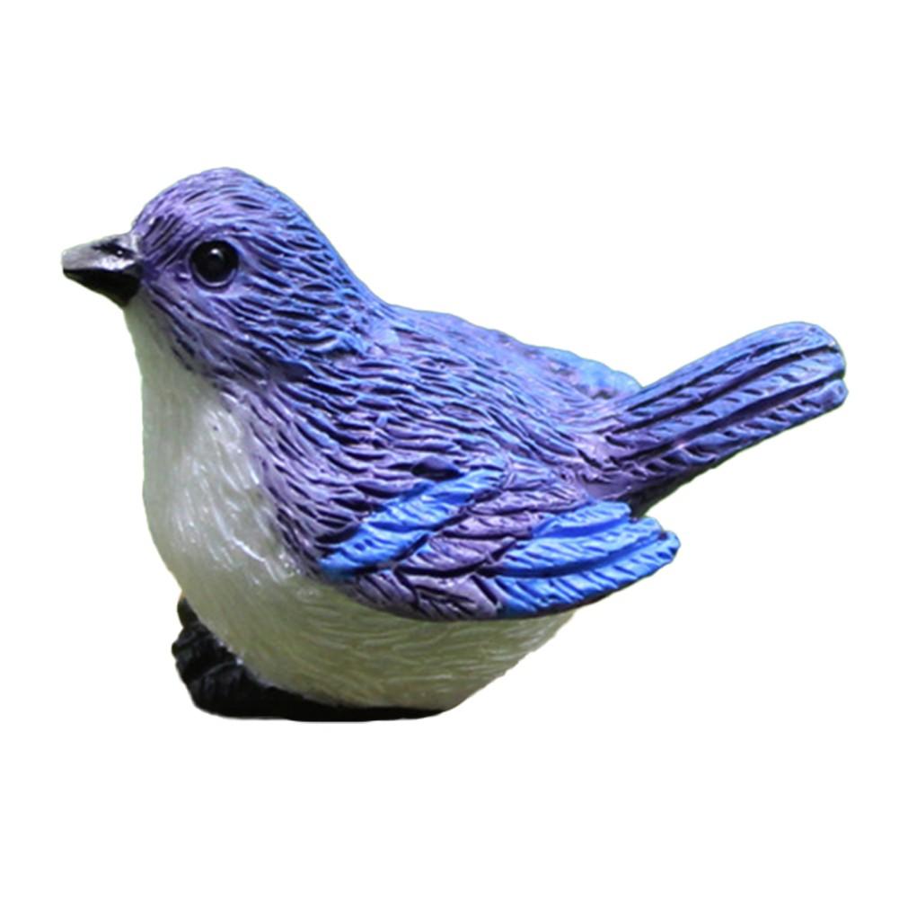 Bird\ s Nest Bird Eggs Ornament Birdie Figurines Ornaments синий