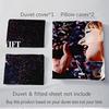 3Pcs Taylor Swift Era Tour Bedding Sets For All Sizes New 3D Printed Bed Cover Comforter Duvet Cover Pillowcase Bedroom Decoration