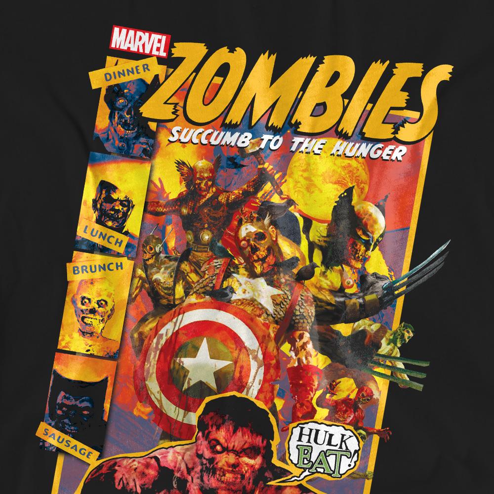 Marvel Zombies Unisex Adult The Hunger Comic Cover T-Shirt