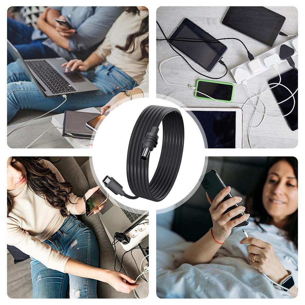 For Mini Gen 3 Power Cable Line Adapter Converter Outerdoor Waterproof Barrel Jack Charging Cable Charging Cord