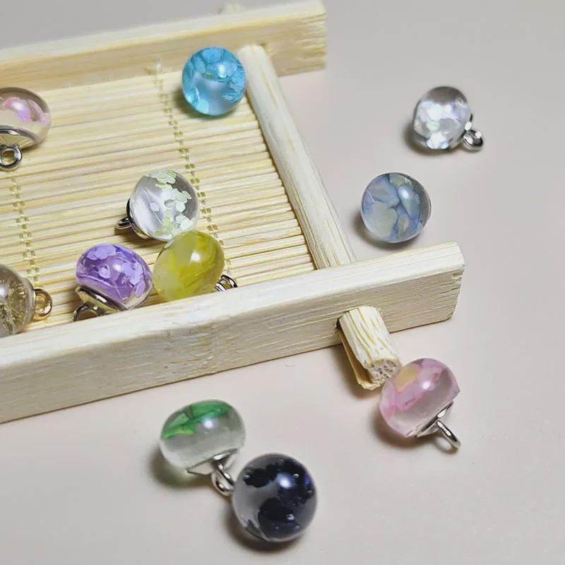 Cheongsam Jade Sequin Transparent Tang Suit Hanfu Decorative Resin Button