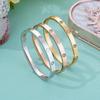 Fashionable European and American Four-leaf Clover Bracelet,Titanium Steel Buckle Bracelet, Versatile