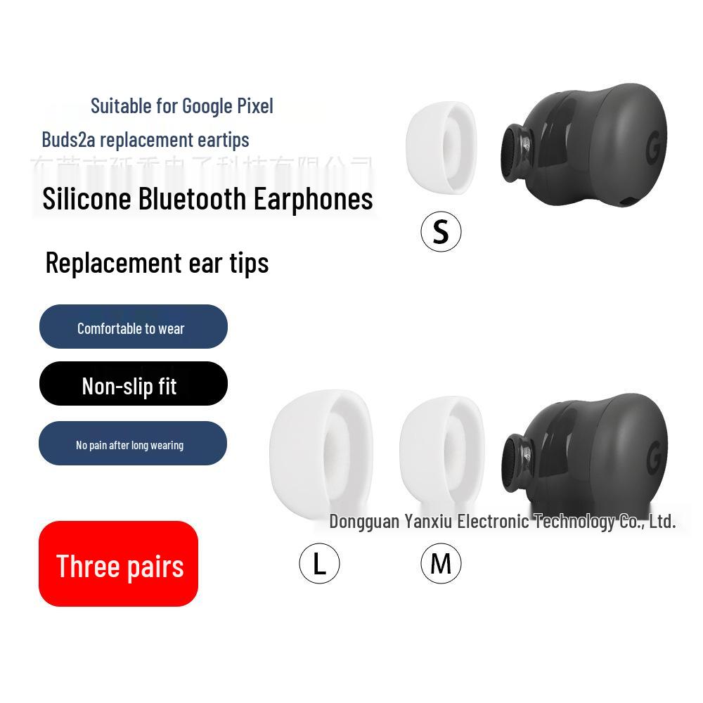 Silikon-Ohrstöpsel für Google Pixel Bluetooth-Ohrhörer - Ersatzkappen und Abdeckungen