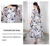 2025 Women's Plus Size Evening Banquet Dress - Slimming, Elegant, and Versatile Printed Design