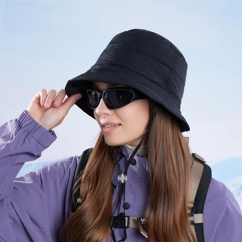 Winter Cotton Puffer Fisherman Hat With Warmth For Outdoor Activities