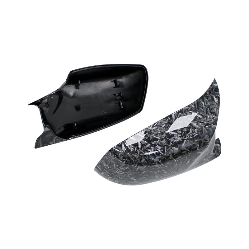 For BMW 5 Series F10 F11 2010-2013 Car Rearview Mirror Cover Side Wing Protect Frame Covers Carbon Fiber Style Trim Shell