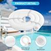 1pcs Pool Cleaner Hose Replacement Heavy Duty 6-foot Connectorless Inlet Hose for 360 Pressure Side Pool Cleaning Fittings