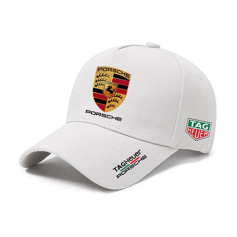 Porsche Voor  Logo 3D Pet Auto MOTO GP Racing F1 Auto Eendensnavel Pet Baseballpet Pet Verstelbaar Casual Truckerpet Pet Accessoires