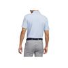 Adidas Pure Cotton Logo Embroidered Polo Shirt Men Tops Light-Pink Blue HS1109