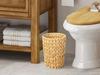 Handmade Plastic Rattan Woven Trash Can: Bedroom Waste, Toy Storage, and Bathroom Tissue Basket.