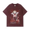 275 GSM Washed T-shirts 100% Cotton My Hero Academia V8 Toga Print Unisex Heavy Cotton T Shirt