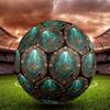 Underwater Marine Life Scene Round Football Size 5 Adult Ball Suitable for Training Matches and Outdoor Team.