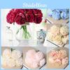 Pcs Big 5 Peony Artifcial Silk Fake Flower Home Display Wedding Bouquet Decor
