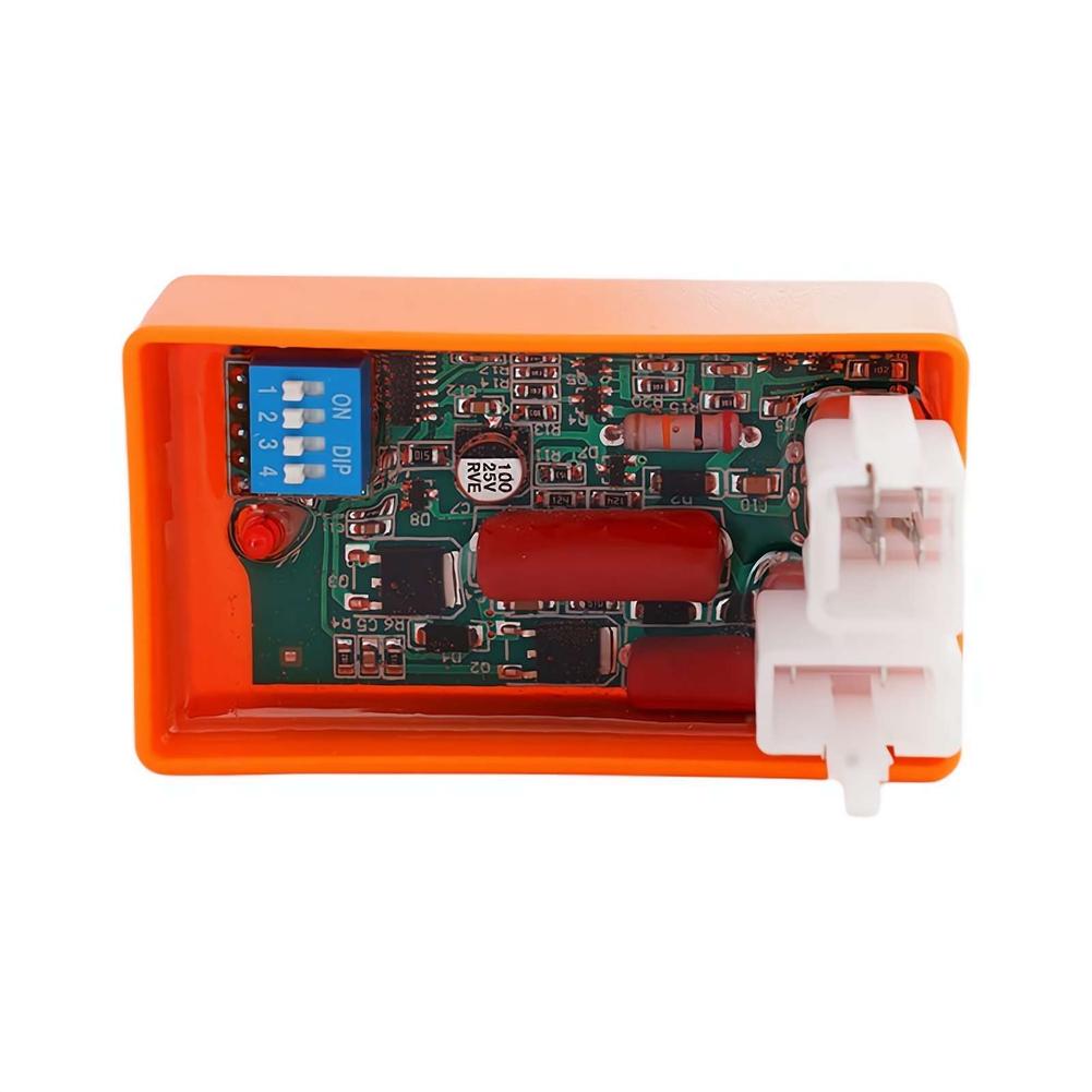 Motorcycle Igniter 6 Pin AC CDI Box With DIP Switch Motorcycle Ignition Speed Limit 4000-12000 For FT150 RX150 ML125 Racing