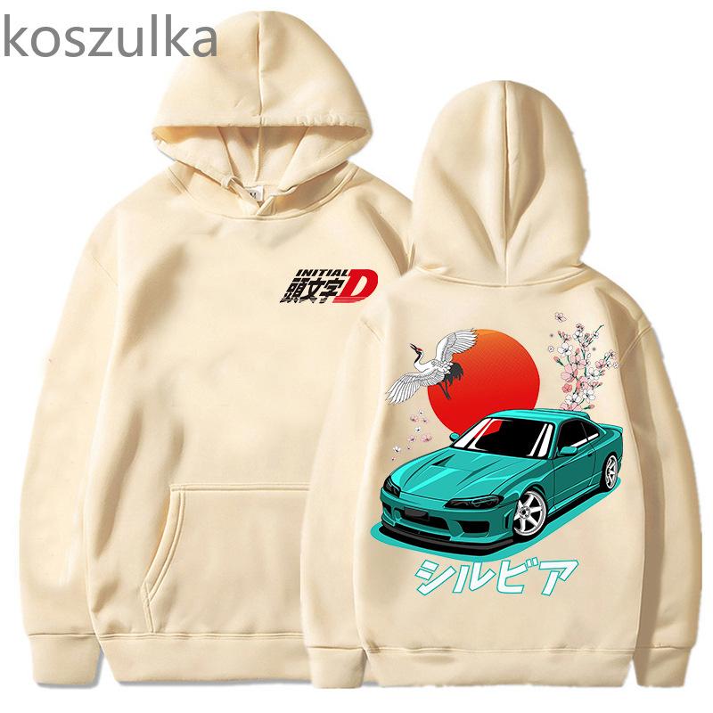 Anime iniziale D Drift felpa con cappuccioHoodie