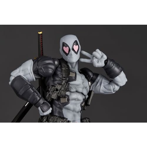 Kaiyodo Revoltech Amazing Yamaguchi Deadpool Ver. 2.5 X-Force Color, Approximately 170mm Tall, Non-scale PVC & ABS Painted Action Figure