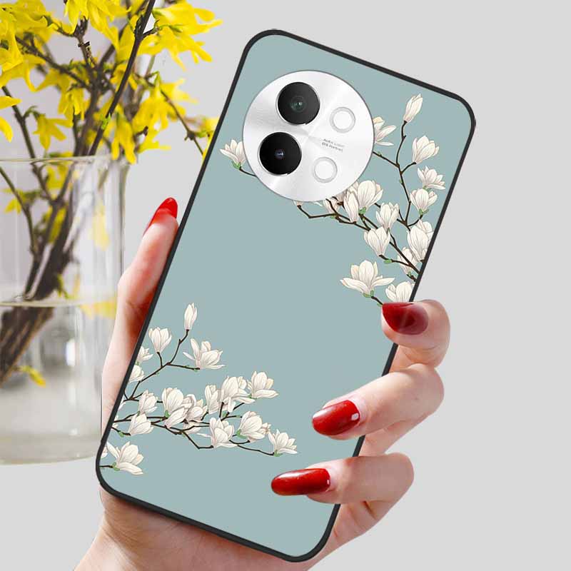 For Vivo V40 Lite 5G Case Fashion Soft Silicone Lovely Phone Cover for Vivo V 40 Lite V40Lite 5G Protect Back Cover TPU Coques