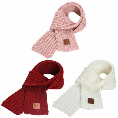 Baby Kids Scarf Knitting Wool Children Neck Warmer Wrap Boy Girl Winter Warm Scarf