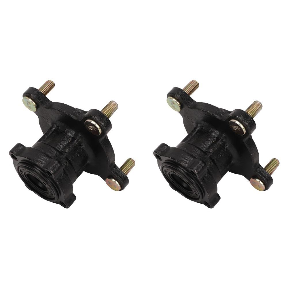 2Pcs Steel Alloy Disc Brake Wheel Rim Hub 4 Stud ATV Wheel Rim Hub Go Kart Wheel Hub For Go Kart