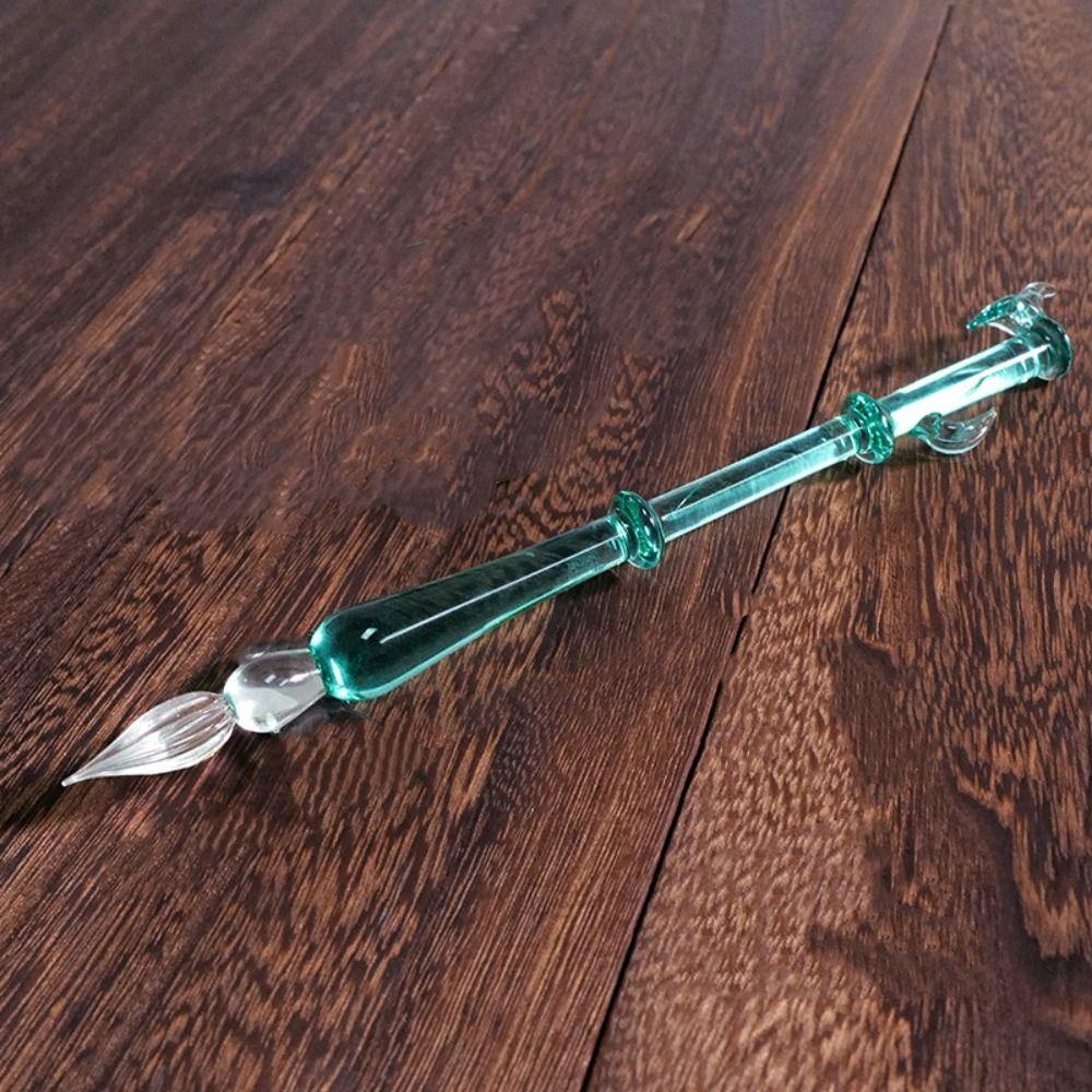 Signature Dipping Pen Calligraphy Fountain Pen Children Glass Dip Pen  Stationery