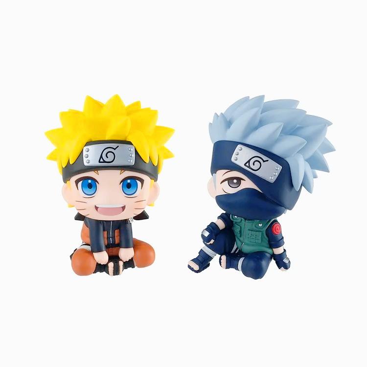 Naruto Anime Figure Toys Kakashi Action Figure Q Version Kawaii Sasuke Itachi Figurine Car Decoration Collection Model Toy