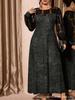 Goldenes Netz-Abendkleid U 8329